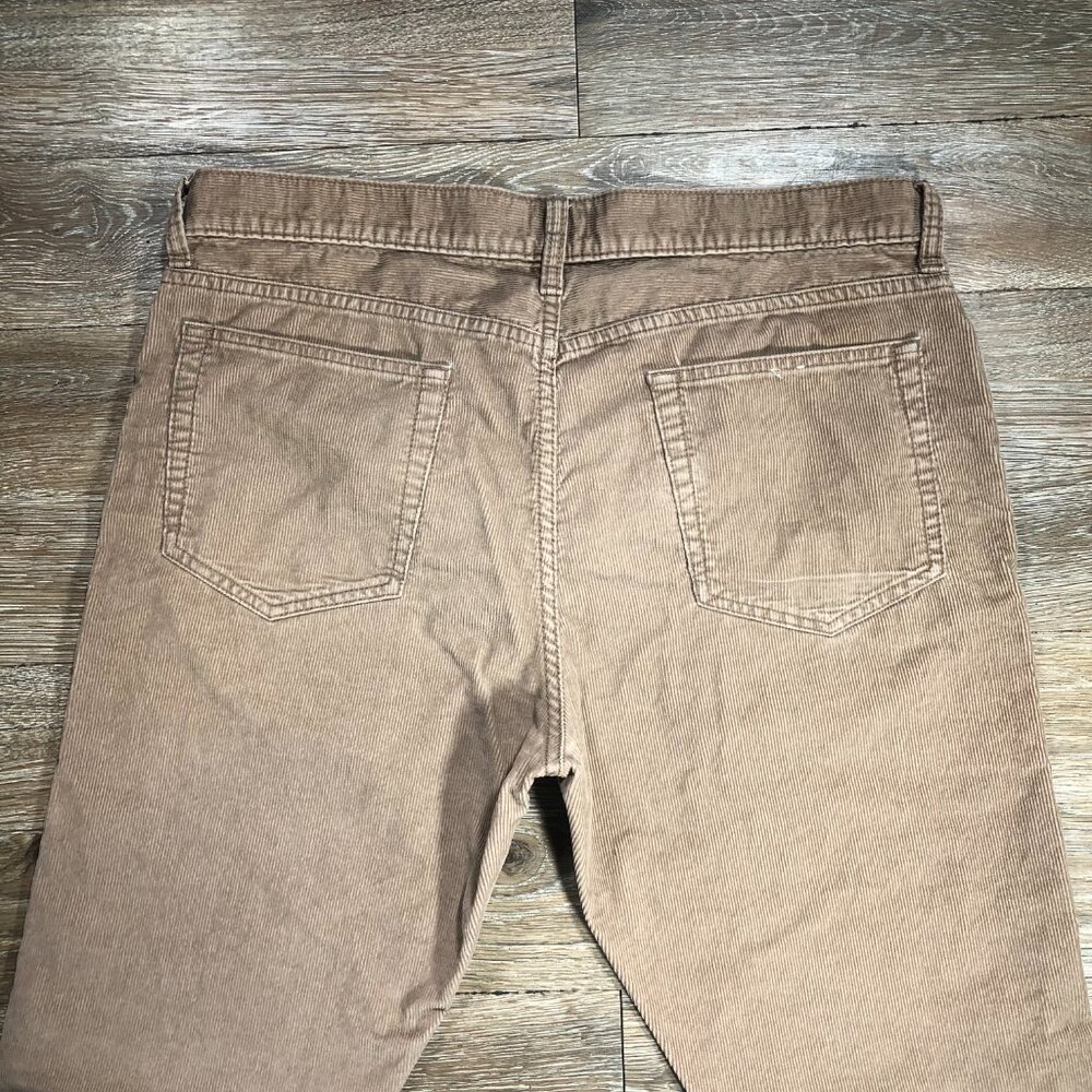 J Crew 770 Corduroy Pants Mens 34x30 Light Brown Straight Casual Actual 36x29 - Picture 5 of 8